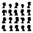 © tatoman - head silhouettes of people