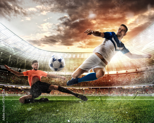 football-scene-with-competing-football