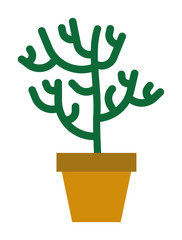 Wall Mural - Cactus vector icon