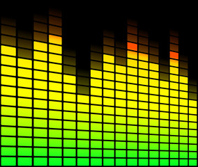 Fototapete - Graphic equalizer