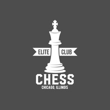 Chess Labels, Badges And Design Elements