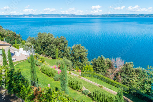 Fotografie, Obraz Scenic sight in Capodimonte, on the Bolsena Lake, province of Viterbo, Lazio, central Italy