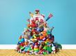 © Zarya Maxim - Huge pile of different and colored toys