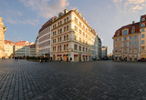 Fototapeta Miasto - The square in Dresden, Day foto