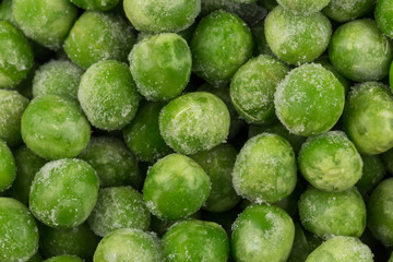 Green frozen peas