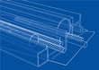 Rolled metal products. Vector