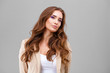 © Andrey_Arkusha - Beautiful woman face close up portrait studio