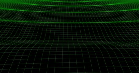 Poster - waves on a grid, abstract background , alpha channel