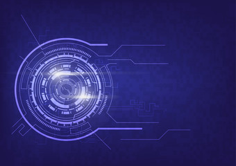 Poster - vector background abstract technology communication concept
