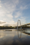 Fototapeta Na sufit - Bridge over the River in Umea, Sweden