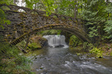 Fototapeta  - Stone Bridge at Whatcom Falls Park Washington State USA America