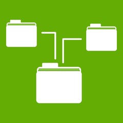 Poster - Folders structure icon green