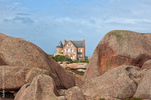 Láminas Gustave Eiffel House at Ploumanach, Brittany