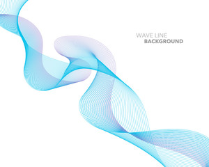 Elegant abstract vector web gradient wave line futuristic style background template