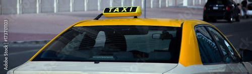 Plakat taksówka