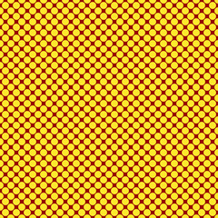 Poster - Seamless circle background - vector graphic design from colored dot pattern