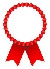 Sticker - Red Award Badge Ribbon