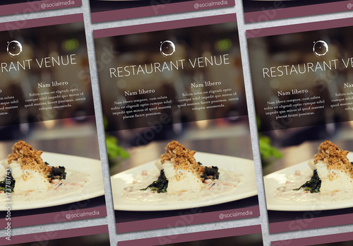 Restaurant Flyer Layout 2 Kaufen Sie Diese Vorlage Und Finden Sie Ahnliche Vorlagen Auf Adobe Stock Adobe Stock