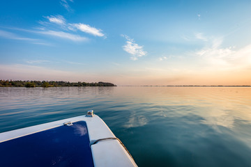 Parana river, Brazil. Border of Sao Paulo and Mato Grosso do sul states