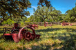 Old Farm Equipment.Elo Krueger Scenic Loop Blanco County, Texas