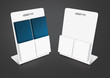 © Jan - 3d illustration of white plexiglas leaflet holder