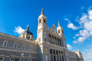 Wall Mural - Almudena cathedral in Madrid