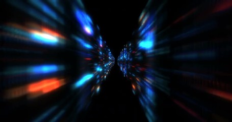 Poster - 3d futuristic abstract background. motion graphic for abstract data center, server, internet, speed.