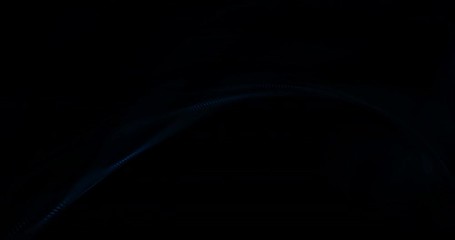 Poster -  4K animated background loop with audio elements. 3D abstract digital wave of glowing particles and wireframe. Technology concept. Abstract background. Interplay of waves, lights, music, sound.