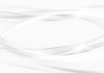 Wall Mural - grey graphic beautiful elegant swoosh lines modern background