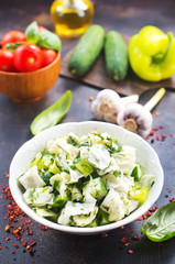 Canvas Print - cabbage salad