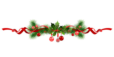 Wall Mural - christmas tree decor