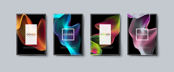 Poster - creative modern covers design.