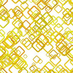 Poster - Seamless chaotic diagonal square background pattern - vector design from rounded squares with shadow effect
