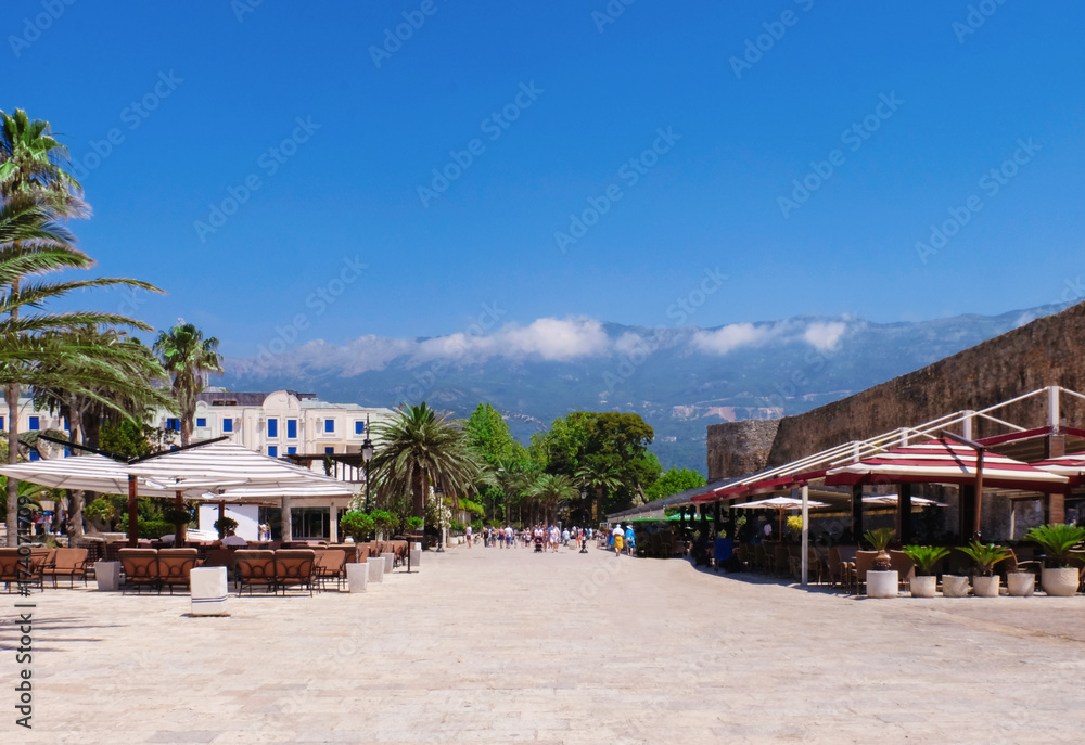 Beautiful cityscape on sunny day