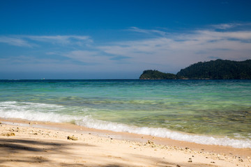 A beautiful beach in Kota Kinabalu