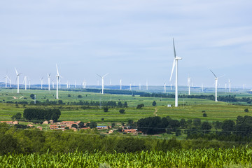 wind turbines