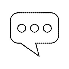 speech bubble message chat dialog communication web