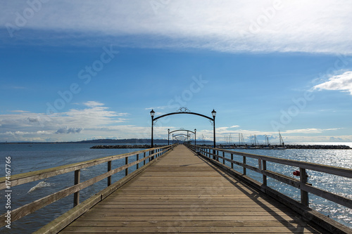 White Rock Pier Moorage in BC Canada