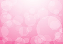 Background With Pink Bubbles