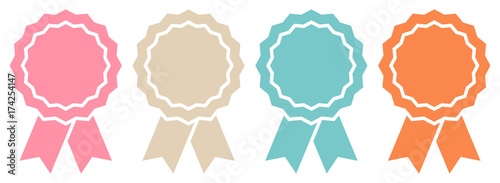 Fotografía 4 Award Badges Retro Graphic