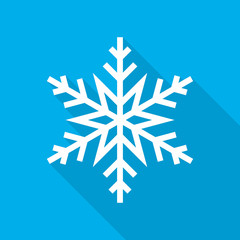 Canvas Print - snowflake icon. vector illustration.