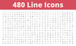 480 Line Icons