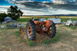 Old tractor sitting