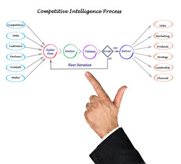 Wall Mural - Competitive Intelligence Process