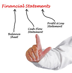 Canvas Print - diagram of Financial Statements