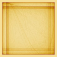 Poster - Vintage background. Yellow textured square with backlight