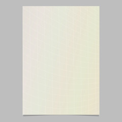 Poster - Abstract dynamic gradient curved grid page, brochure template - vector document background graphic design
