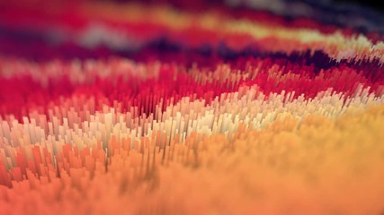Poster - 4k looping abstract textured background with depth of field
