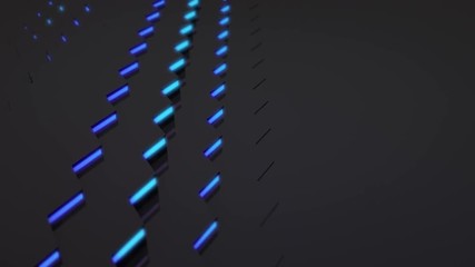 Poster - 3D Loop Hexagonal Motion Graphic Background