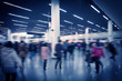 © 孤飞的鹤 - Subway platform on the flow of people